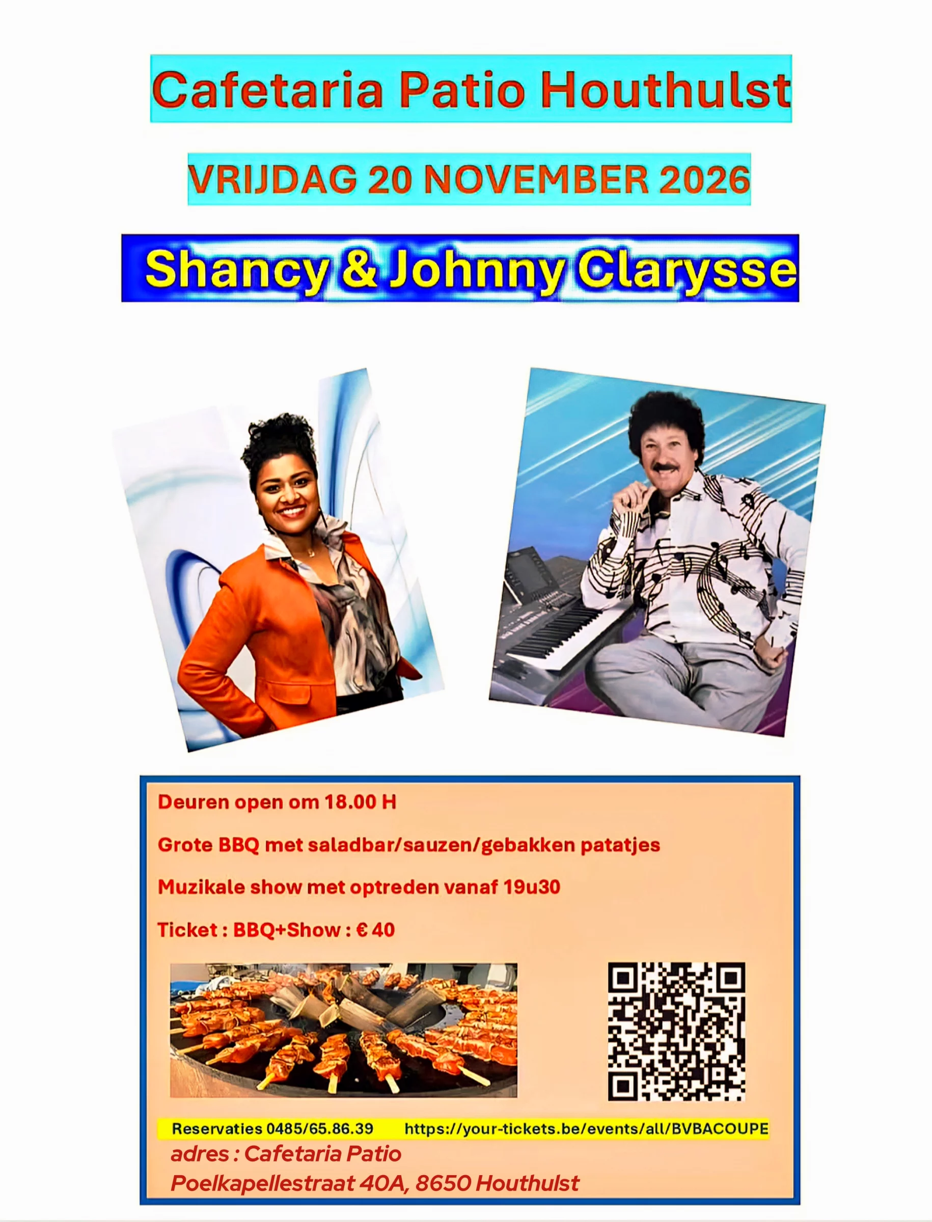 Affiche voor Frituur Eethuis Katrolle