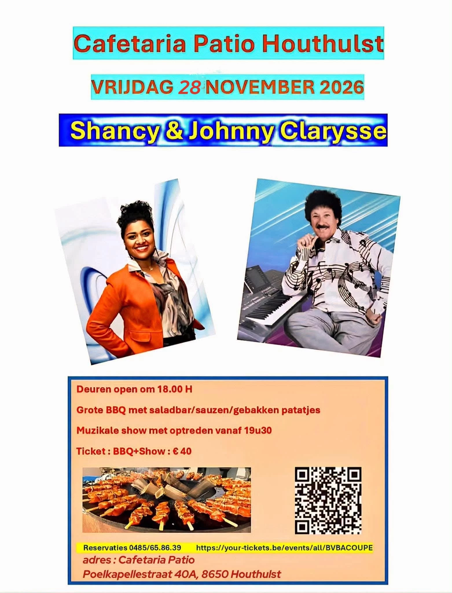 Affiche voor Cafetaria Patio