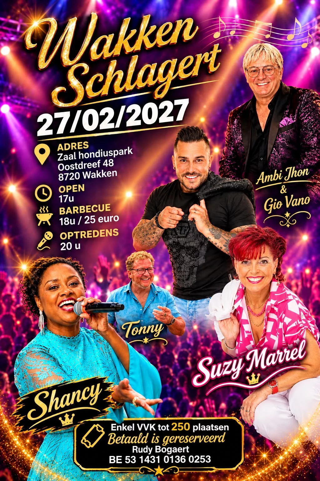 Affiche voor Wakken Schlagert