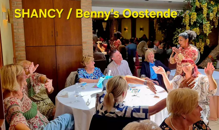 Sfeerfoto van een optreden van Shancy