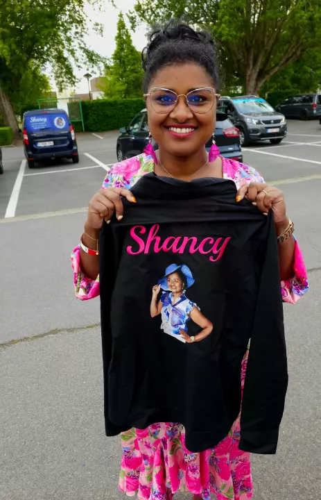 Sfeerfoto van een optreden van Shancy